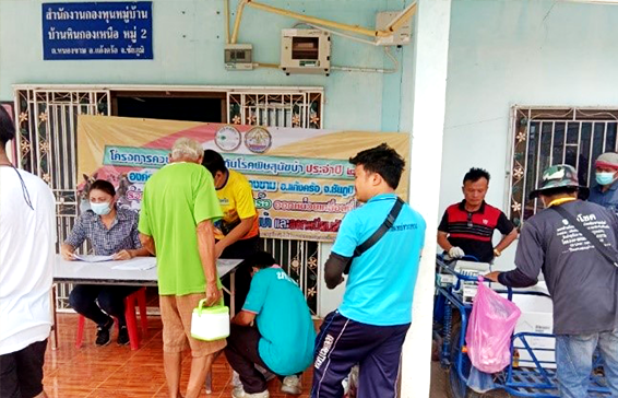 ควบคุมและป้องกันโรคพิษสุนัขบ้า