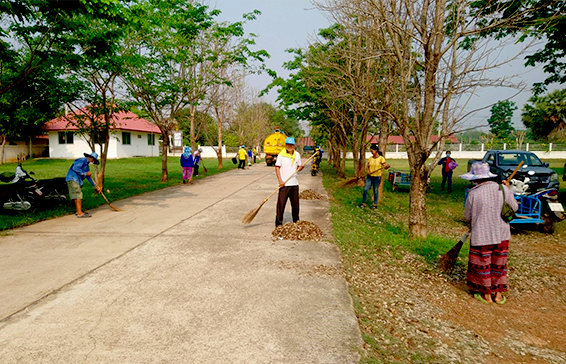 กิจกรรมส่งเสริมให้ประชาชน เป็นจิตอาสาพัฒนาฯ
