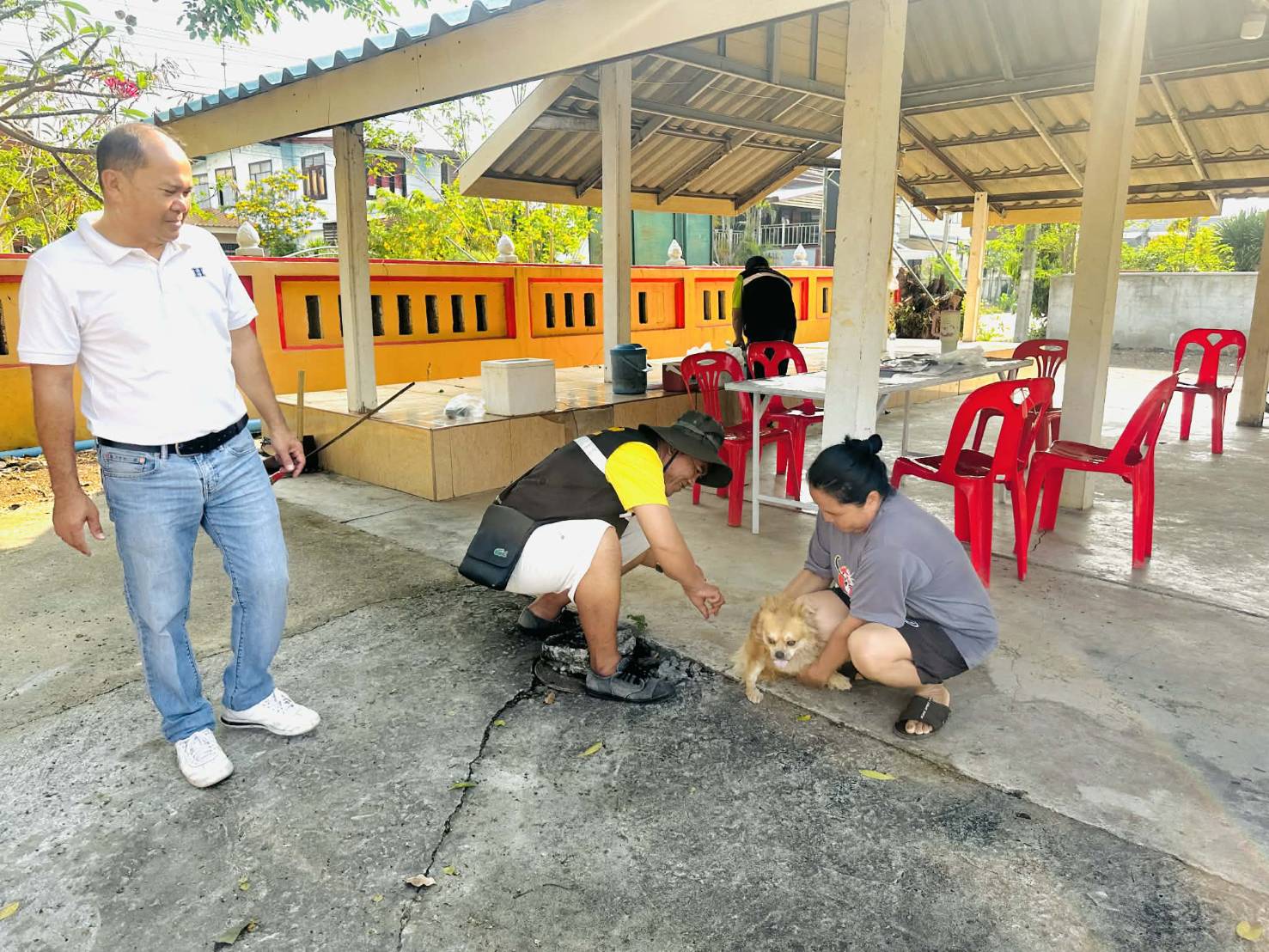 ฉีดวัคซีนป้องกันโรคพิษสุนัขบ้า